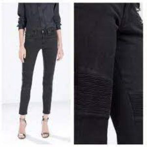 Zara Skinny Moto Jeans USA 6, Euro 38